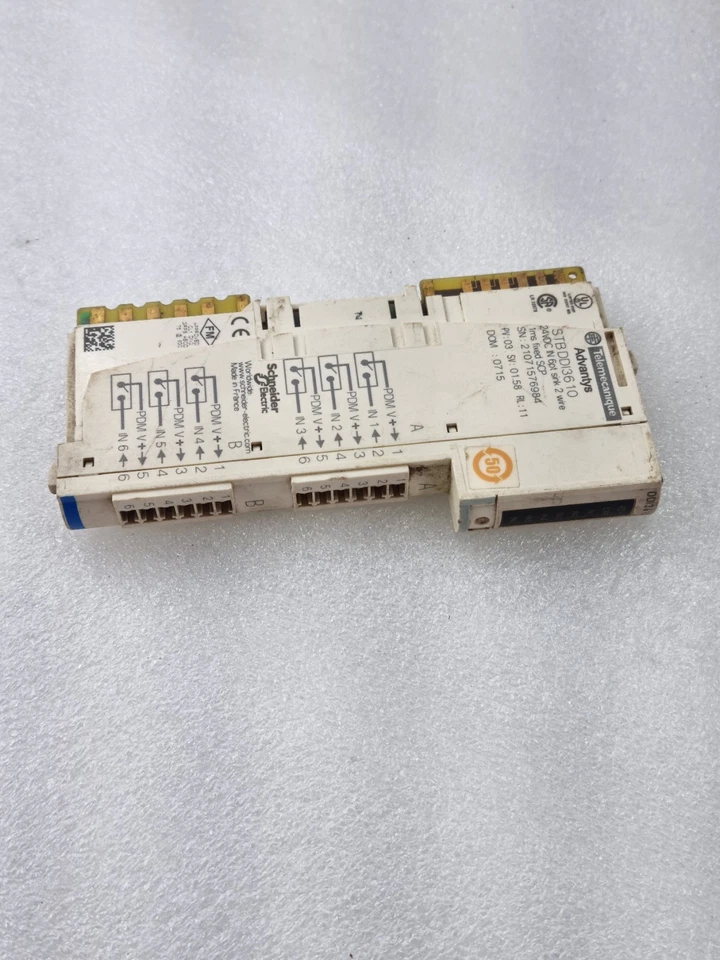 TELEMECANIQUE SCHNEIDER ADVANTYS STB DDI3610 24VDC INPUT MODULE